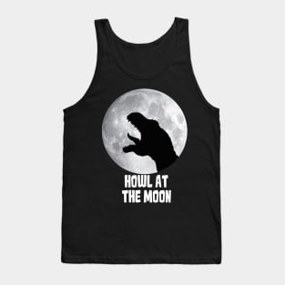 T Rex Howl at the Moon Tank Top